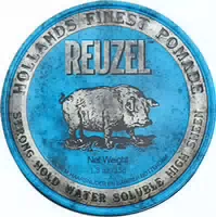 Reuzel Blue Strong Hold Water Soluble High Sheen Pomade