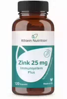 Zink 25 mg Immunsystem Plus Hochdosiert Vegan Kapseln