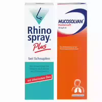 Rhinospray Plus bei Schnupfen Mucosolvan Hustensaft 30mg 5ml S