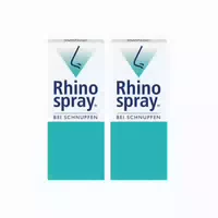 Rhinospray Quetschflasche 2x 12ml bei Schnupfen I Schnelle Hilfe bei Verstopfter Nase