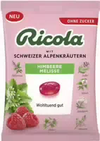 Ricola Himbeere Melisse 75 g Schweizer Hustenbonbons