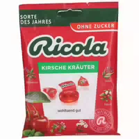 Ricola Kirsche Kräuter Hustenbonbons ohne Zucker