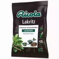 Ricola Schweizer Kräuterbonbon Lakritz Zuckerfrei