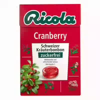 Ricola Ohne Zucker Box Cranberry Bonbons