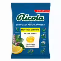 Ricola Ohne Zucker Menthol Zitrone Extra Stark Bonbons