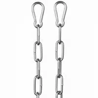 Rimba Metallkette Mit Karabinerhaken 200 Cm