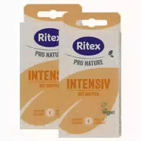 Ritex Pro Nature Intensiv Genoppt Kondome 16 St