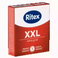 «xxl» Extra Gross, Hochelastische Kondome für Große Größen 3 Kondome 3 st