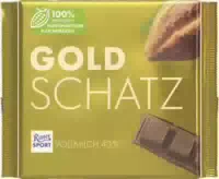 Ritter Sport Goldschatz Vollmilch 40% Großtafel