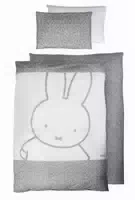Roba Wendebettwäsche 2 Tlg, Kollektion Miffy, Kinderbettwäsche 100x135 Cm, 100% Baumwolle