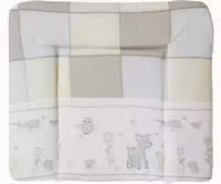 Roba Wickelauflage Tierfreunde, Weiche Wickelunterlage 85x75cm, Wickeltischauflage Pu Beschichtet