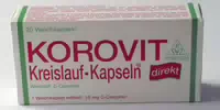 Korovit Kreislauf Kapseln 50 st Kapseln