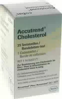 Accutrend Cholesterol Teststreifen 25 st Teststreifen