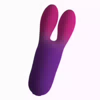 Rocks Off Glo Girl Bunny Lila Flexibler Vibrator 1 st