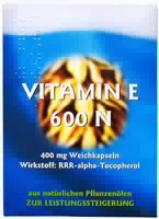 Vitamin E 600 N Weichkapseln 100 Stück