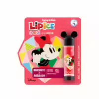 Rohto Mentholatum Lipice Kids Lip Balm Mickey Mouse 1pc Strawberry