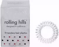 Rolling Hills Professional Hair Rings Transparent