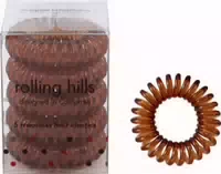 Rolling Hills Professional Hair Rings Coffee