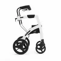 Rollz Motion 2 1 Rollator und Rollstuhl Pepple White