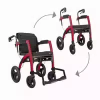 Rollz Motion Performance Rollstuhl Rollator mit Luftreifen