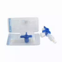 #romed 3 Wege Absperrhahn Blau 5 Stück