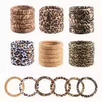 30 Stück Haargummis Mädchen Damen Nylon Zopfgummis Elastisch 1 st