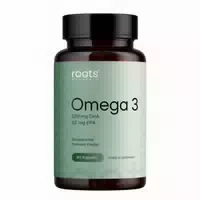 Roots Naturals Omega 3 Premium Fischöl 95% Reinste Konzentration ohne Fischgeschmack