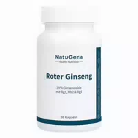 Roter Panax Ginseng 20% Ginsenoside Vegan Kapseln