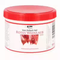 Rotes Weinlaub Gel