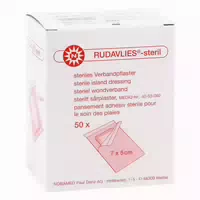Noba Rudavlies Steril Verbandpflaster, 7 X 5 Cm 50 St