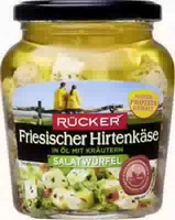 Rücker Friesischer Hirtenkäse in Öl mit Kräutern Salatwürfel