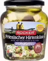 Rücker Friesischer Hirtenkäse in Öl mit Kräutern Salatwürfel