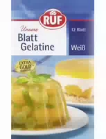 Ruf Blattgelatine Weiß