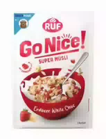 Ruf Gonice! Müsli Erdbeer White Choc