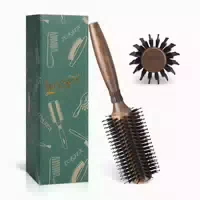 Rundbürste Wildschweinborsten Nylonborsten Styling Locken 1 st