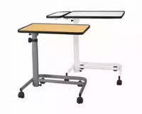 Russka Beistell Tisch Betttisch Comfort Weiß O Buche mit Rollen, Höhe: 66 98 cm U Kippfunktion