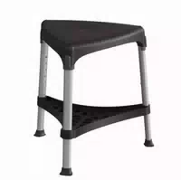 Russka Laguna Eck Duschhocker mit Ablage