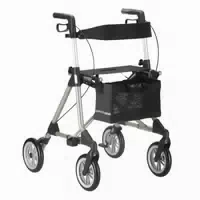 Russka Rollator Elan Plus mit Extra Weichen Komfort Rädern