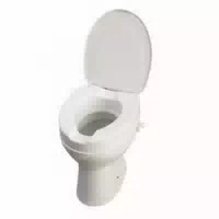 Toilettensitzerhöhung 10cm mit Deckel