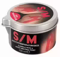 S m Kerze im Alu Tiegel