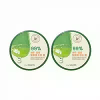 The Saem Jeju Fresh Aloe Soothing Gel 99% 300ml 2ea Set