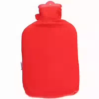 Sänger Wärmeflasche Fleece Rot 1x2 l