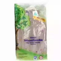 Sänger Wärmflasche 2 l mit Strickbezug Zopf Dunkelbeige