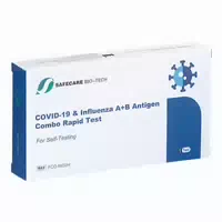 Safecare Covid 19 & Influenza A B Kombi Selbsttest Nase
