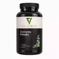Vita Elements Curcuma Extrakt Kapseln Vegan & Frei von Gentechnik Laborgeprüft in Deutschland