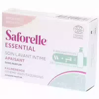 Saforelle Beruhigende Intimwaschpflege Kit zum Auffüllen Nachfüllpackung 4 Stäbchen