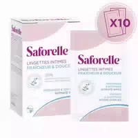 Saforelle Intimtücher 10 Einzelne Tücher