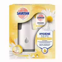 Sagrotan No Touch Starter Set Weiß Extra Care Lotusblüte & Kamillenöl