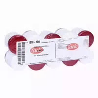 Salbenkruke Weiß 20 g m Schraubdeckel Rot
