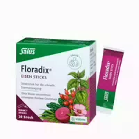 Floradix Eisen Sticks Intens Pulver 20 Stück